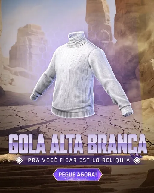 Retour du Col Roulé Blanc dans Free Fire : pourquoi ce cosmétique rare compte cette semaine